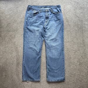 Cinch Jeans Mens 38x30 Western Straight Leg White Label Cowboy Distressed